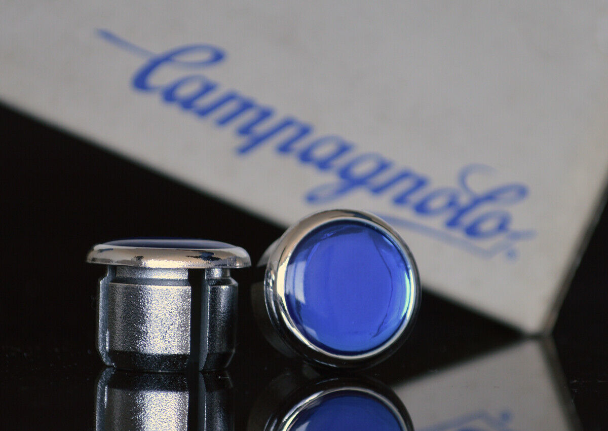 Campagnolo C record Cobalto Handlebar End Plugs Bar Caps lenkerstopfen bouchons