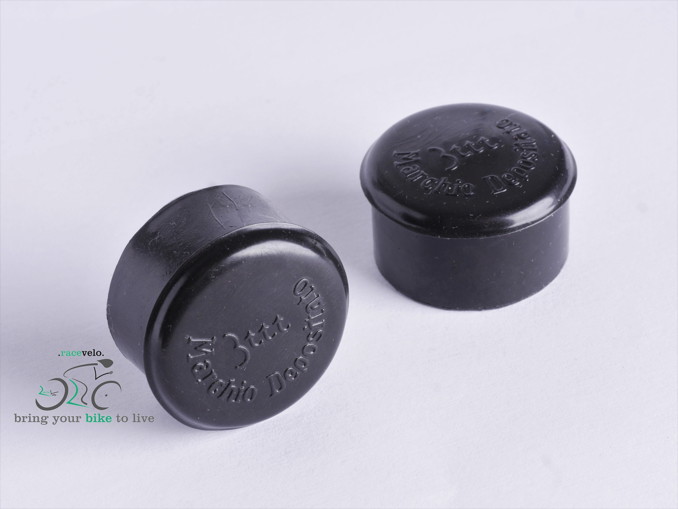 3 ttt rubber plugs Handlebar End Plugs, Bar End Caps, vintage black nos new