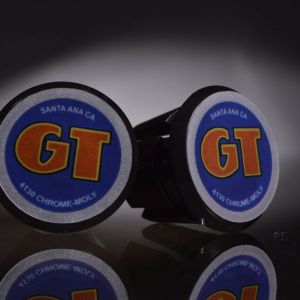 GT Santa Ana Handlebar End Plugs, Bar End Caps, endcaps vintage black silver NEW