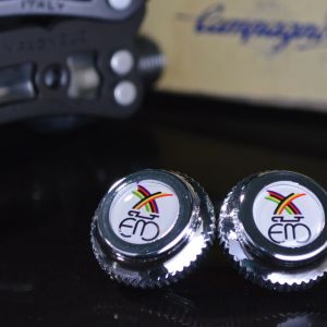 Eddy Merckx pedals dust caps fit campagnolo super record gipiemme nuovo record 3