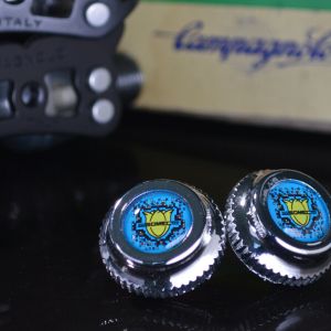 Somec pedals dust caps fit campagnolo super record gipiemme nuovo record italy