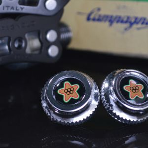 Olmo pedals dust caps fit campagnolo super record gipiemme nuovo new old