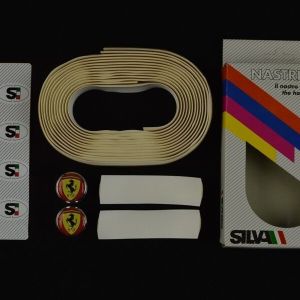 NOS Silva handlebar tape nastro manubrio Colnago Ferrari plug vintage Lenkerband