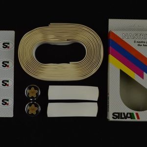 NOS Silva handlebar tape nastro manubrio Olmo plugs vintage New Lenkerband