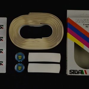 NOS Silva handlebar tape nastro manubrio Somec plugs vintage New Lenkerband