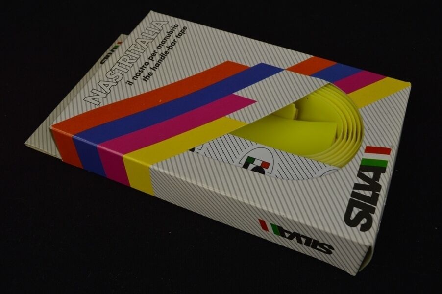 NOS Silva handlebar tape Colnago Ferrari plugs vintage Lenkerband new - Image 3