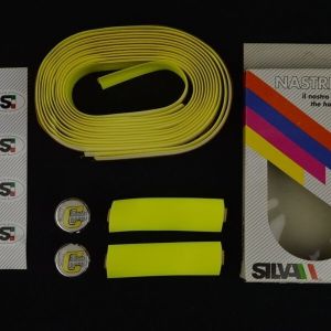 NOS Silva handlebar tape nastro manubrio Chesini plugs vintage New Lenkerband