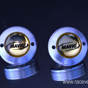 Mavic crankset dust caps fit shimano campagnolo ofmega gipiemme retro gold
