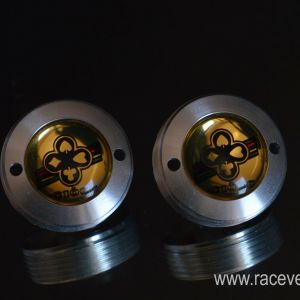 Ciocc crankset dust caps fit shimano campagnolo record ofmega gipiemme gold