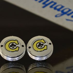 Colnago crankset dust caps fit shimano campagnolo ofmega gipiemme retro Italy