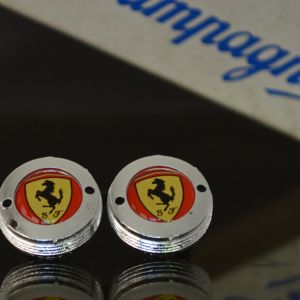 Colnago Ferrari crankset dust caps fit shimano campagnolo ofmega gipiemme
