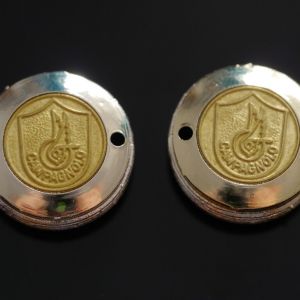 Dust caps for Vintage campagnolo 50th anniversary crankset plastic chrome gold