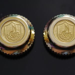 Dust caps for Vintage campagnolo 50th anniversary pedals plastic chrome gold
