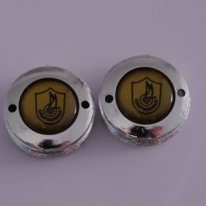 Campagnolo gold crankset dust caps fit Campagnolo record shimano ofmega
