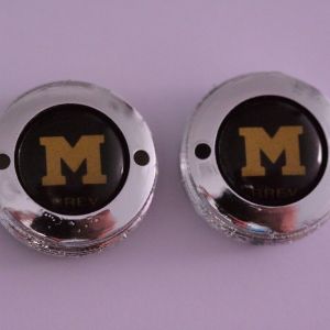 Masi gold crankset dust caps fit Campagnolo record shimano ofmega retro kult