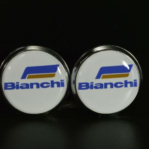 Bianchi Handlebar End Plugs Bar Caps lenkerstopfen bouchons 3D vintage style