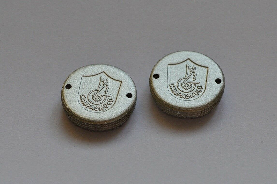 Campagnolo chorus triomphe victory croce d'aune crankset dust caps plastick